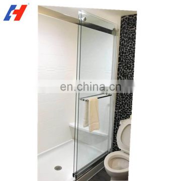 glass shower door plastic seal strip adhesive