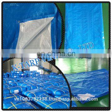 Korea Tarpaulin - Blue/White Color - 120 GSM