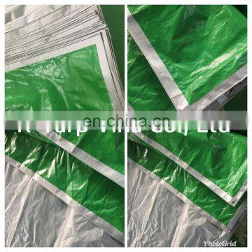 180 GSM GREEN/SILVER PE HEAVY TARP