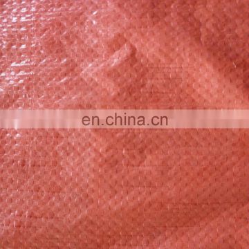 light orange High tensile strength PE tarpaulin