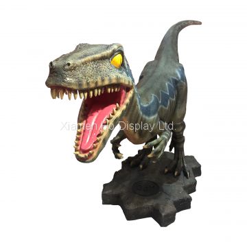 Ho display Artificial Fiberglass Life Size Dinosaur Statues