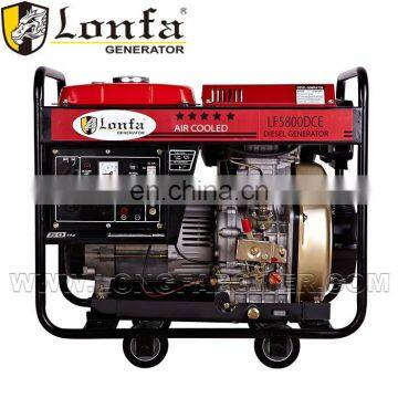 5kv open type 186f electric start diesel Generator portable air cooled silent diesel generator