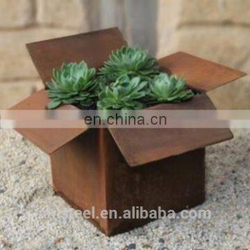 Laser Cut New Design Flower Stand Corten Steel Planter Metal