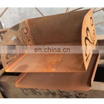 A588 Laser Cut Corten Steel Shelf photo-2