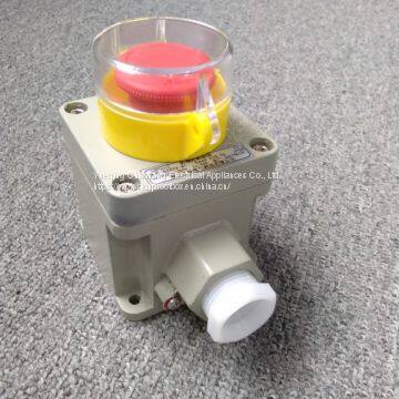 Explosion-proof Emergency Control Button Switch Rotary Self-locking Button Box Red Mushroom Head photo-4