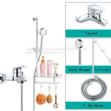 Simple shower spary head wall  mounted bathroom shower set mier tap