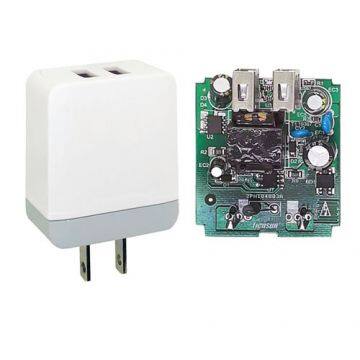 Tiensun PCBA 2.4A Dual Port Travel Charger Wall Charger Xiaomi Samsung Huawei