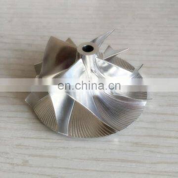 K04 41.94/56.08mm 5306-123-2203 1302-003-411 4+4 blades high performance turbo milling/aluminum 2618/billet compressor wheel