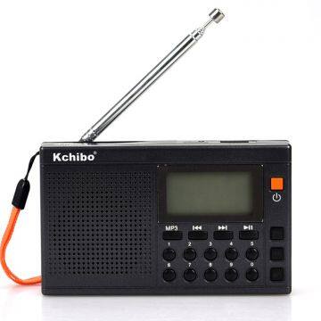 FM AM SW 10 Band MP3 Player Rechargeable Radio With Digital Alarm Clock Support USB , TF Card photo-2
