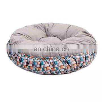 Factory Wholesale Soft Luxury Round Dog Plush Bed