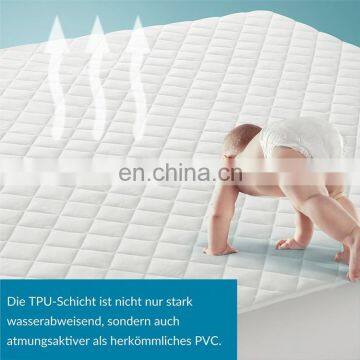 Hypoallergenic Smooth Soft 100% Cotton Waterproof Home Terry Towel Mattress Protector For Adults photo-7