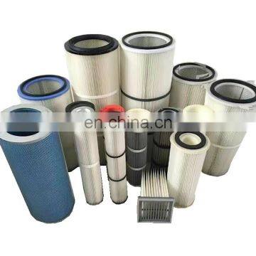 High quality Antistatic polyester dust collector air purifier dust air filter cartridge remover