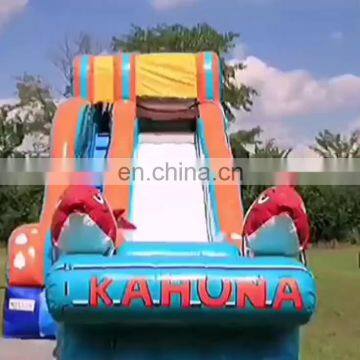 commercial grade big big kahuna inflatable water slide for sale