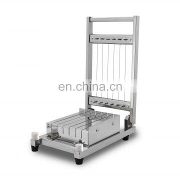 Germany Manual Chocolate Cake Guitar Bar Cutting Machine Commercial Double Arm Manual Chocolate Grid Cutter Slicer