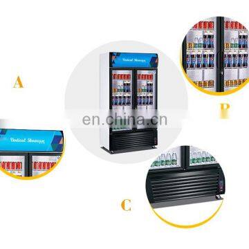 Refrigerator High Quality Double Door Refrigerator Glass Large Capacity Refrigerator