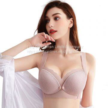 Breastfeeding Underwear, Pregnant Women's Bra, Gathered to Prevent Sagging, Big Breasts, Comfortable Bra During Pregnancy, Buckle Before Feeding and Postpartum photo-3