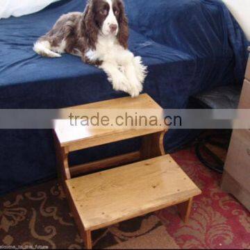 Custom Logo and Color Solid Bedroom Bedside Wooden Chair Step Stool