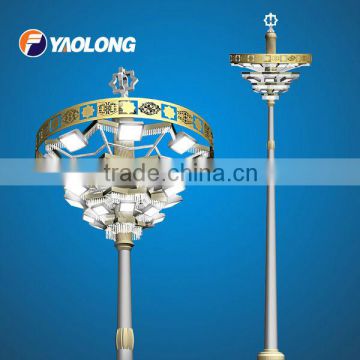 Stainless steel high lighting poles