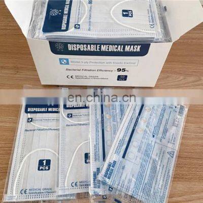 China Manufacturer Disposable 3ply Face Mask Medical Face Mask for Virus Protection photo-2