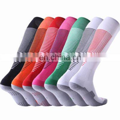 Team Sports Men Basketball Socks Antislip Grip Long Football Socks Training Sports Soccer Socks