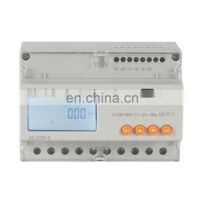 3 phase energy meter Din rail ct or direct 80A connection kwh power meter ADL3000-E