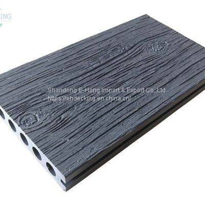 3D embossing EHC140H24    WPC Wall Panel Wholesale      Wpc Decking Factory