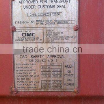 Corten Steel 20ft 40ft Marine Container for Sale photo-2