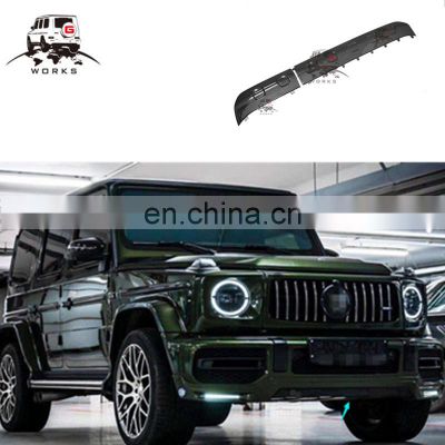 2019 year G CLASS W464 G63 dry carbon fiber material front lip cover fit for G wagon W463A G63 front bumper lip