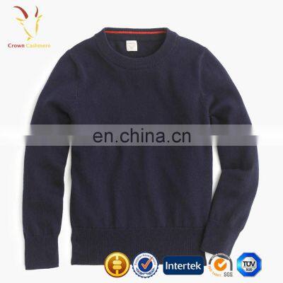 Knitted Kids Pullover Sweater 100 Cashmere Sweater for Boys photo-2