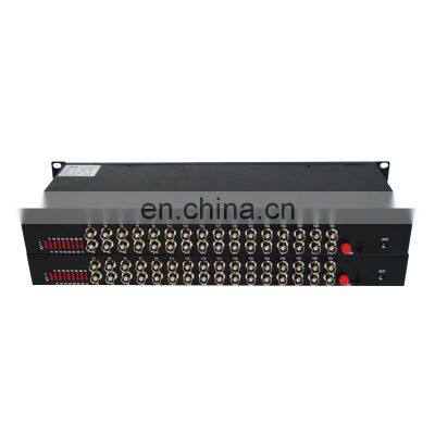 Rackmount-1 Pair  Single Mode Single Fiber  32 Channel Video Media Converter