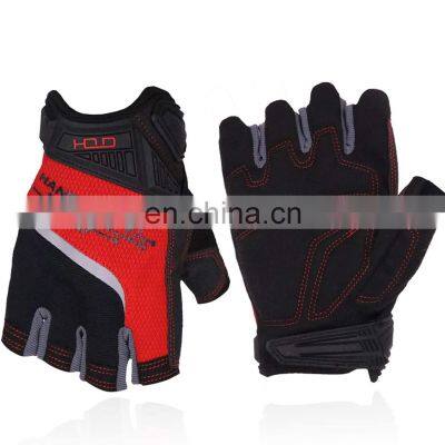 HANDLANDY durable driving logo night light fish cleaning fingerless neoprene custom fishing gloves