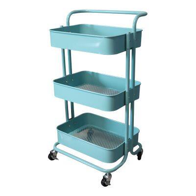 Foldable Utility Cart Heavy Duty Kitchen Cart Industrial Kitchen Trolley