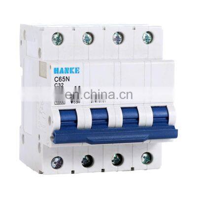 Miniature circuit breaker C65N C60N OEM & ODM Micro mini Circuit Breaker MCB Overload protection breaker