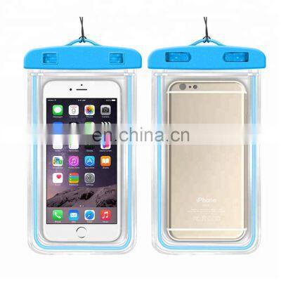 Wholesale Universal Glow in Dark Waterproof Phone Case