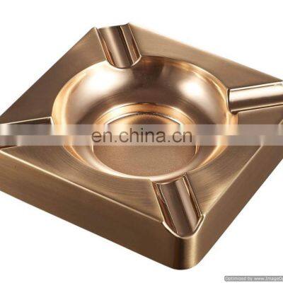 brass plated ashtray