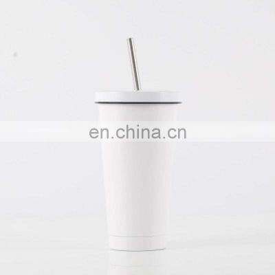 Heat Preservation Business Straight 304 Smart Tumbler Coffee Straw Cup Wine Stainless Steel photo-4