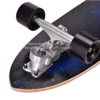 8Layer Maple Deck 4 Wheels Surf Carving Cruiser Skateboard With S7 Trucks photo-5