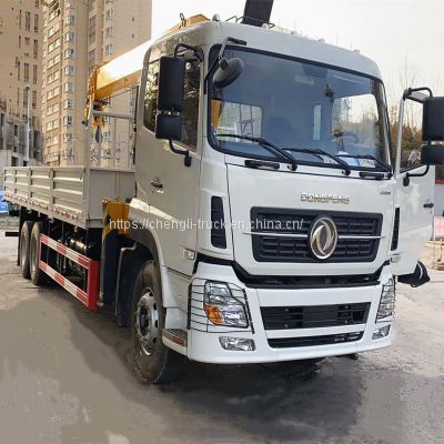 Dongfeng Kinland 6x4 6x4 truck mounted 8ton 10ton 12ton 14ton crane