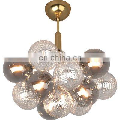 Home Decor Hanging Light Fixture Modern Luxury Living room/Office/Dinning room Glass Ball Chandelier Lighting