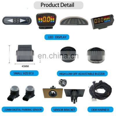 Digital Parking Sensor Reverse Assist Warning Car Reversing Aid 22 mm High Quality for Toyota Camry Parts Body Kit Manufacturer