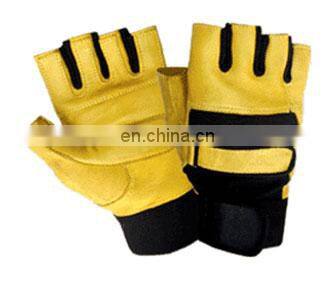 Custom Design Wholesale Price Leather Gym Hand Glove Weight Lifting Gym Gloves photo-4