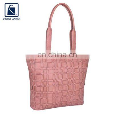 Leading Top Indian Exporter Selling Latest Fashion Vintage Style 32 X 30 X 6 Cm Size Custom Brand Genuine Leather Handbag