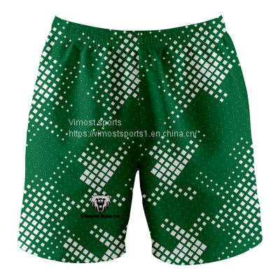 Fashionable Custom Blue Shorts of Elastic on the Waist