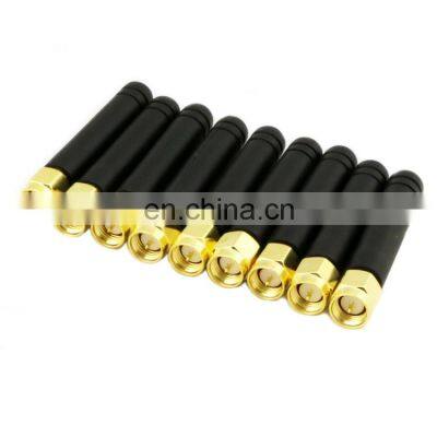 5cm Length GSM 850MHz 900MHz 1800MHz 1900MHz Antenna, 2.4GHz Rubber Antenna SMA Male Connector 2.4G WiFi Antenna