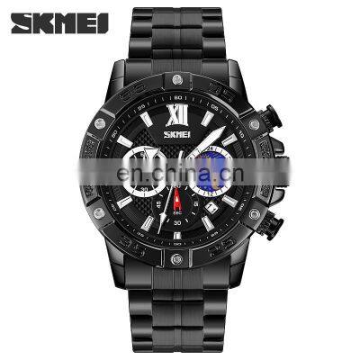 Japan original quartz watch gold time for business men luxury brand Skmei 9235 waterproof japan movement men wristwatch