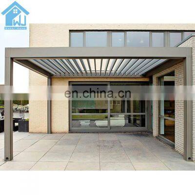 Wall Mounted Decking Louver Roof Garden Gazebo Pergola Outdoor