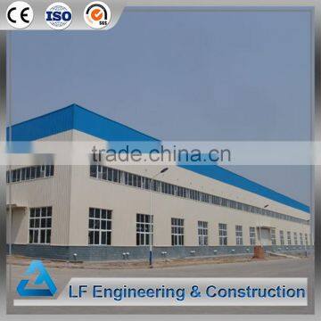 Large span lightweight steel prefabricated warehouse