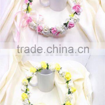 2016 Newest Wholesale cheap girls flower hairband AG-FA0007