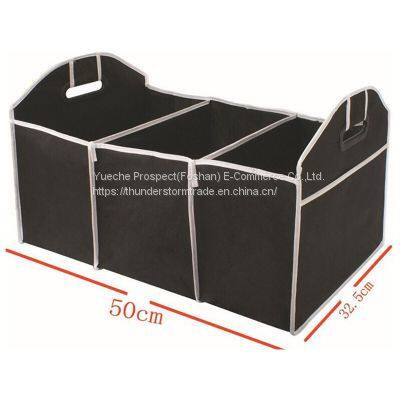 Multifunctional Trunk Storage Portable Car Boot Organizer Car Organizer Storage Box photo-2