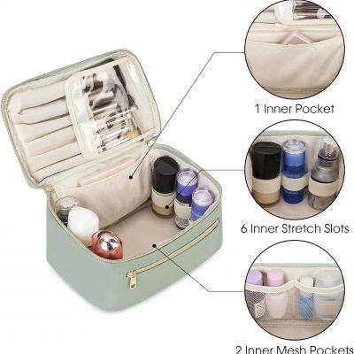 Travel Make Up Organizer Cosmetic Brush Bags Case for Lady photo-4